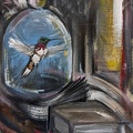 Hummingbird in Bell Jar